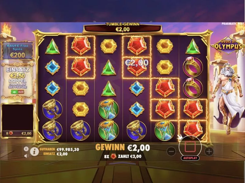 gates of olympus spielen 85